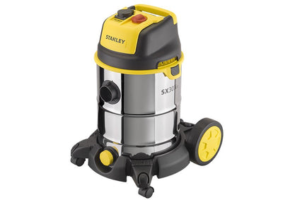 Stanley Vacuum Cleaner With Bag - 51695, 1600W, Depósito 30 L, Inox — image 1