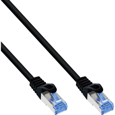 Inline Network Cable , CAT.6A, S/FTP, Tpe Flexible, Black 3M — image 1