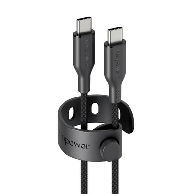Panzerglass Empower™ By ® Racing 240W USB-C To USB-C USB Cable 2.0 1.2M Space Black USB Cable Black — image 1