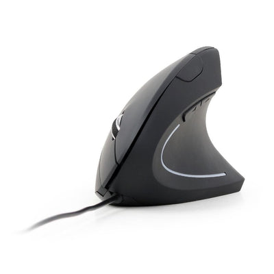Gembird Mouse Ergonomico 6 Buttons 3200 DPI Black MUS-ERGO-01 — image 1