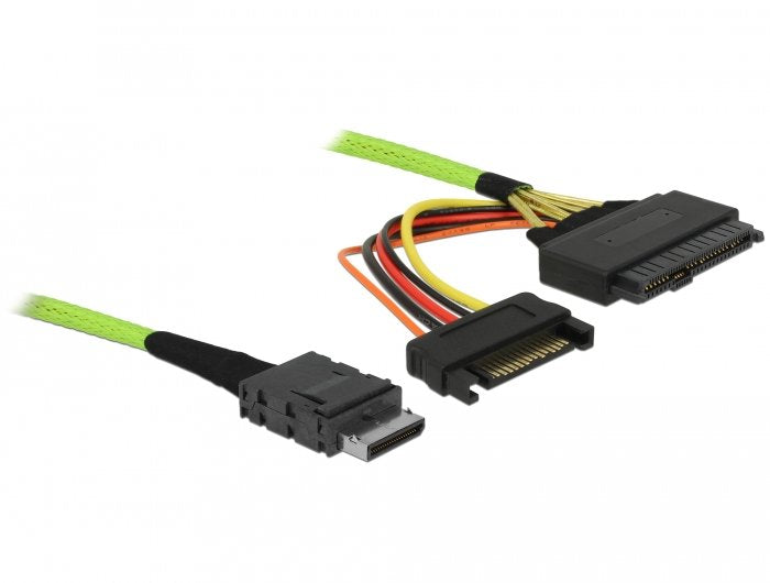 Delock Cable Oculink PCIE SFF-8611A U.2 SFF-8639 0,5M
