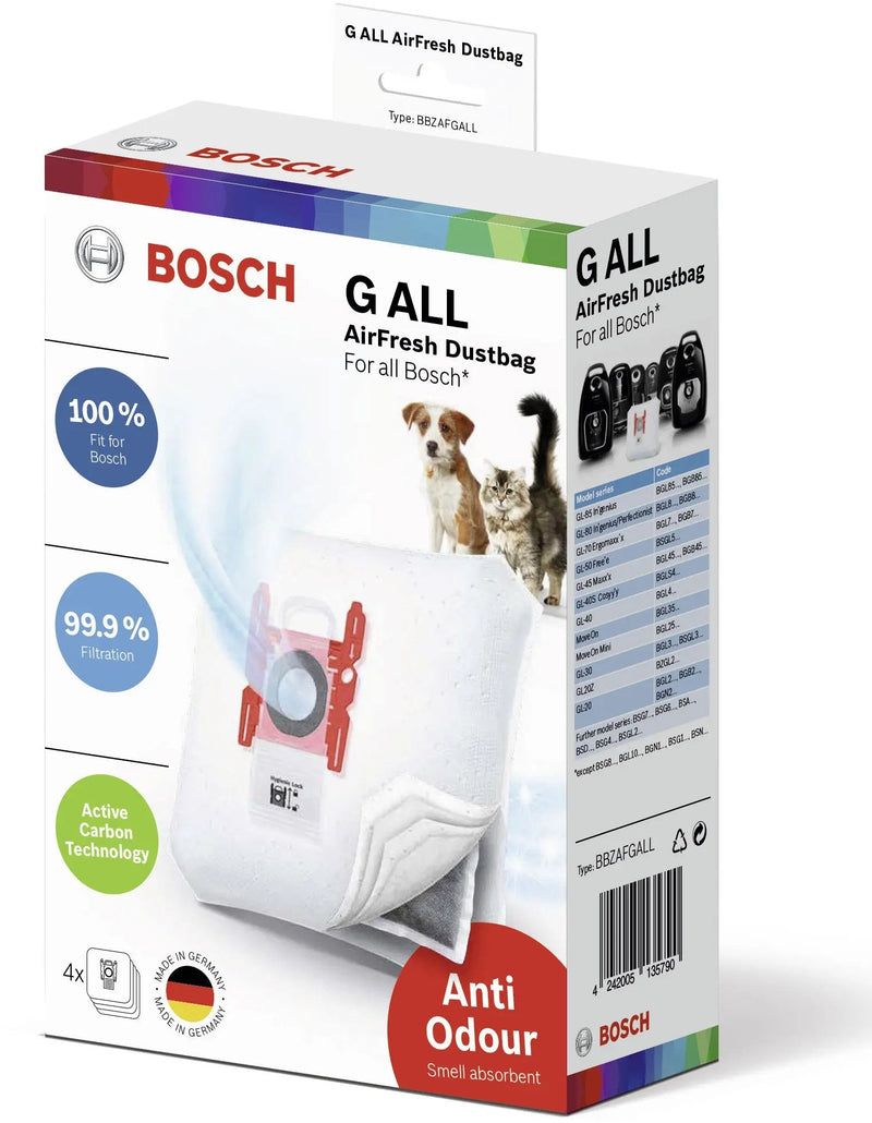 Bosch Bags Vacuum Cleaner - Bbzafgall - 4 Pieces