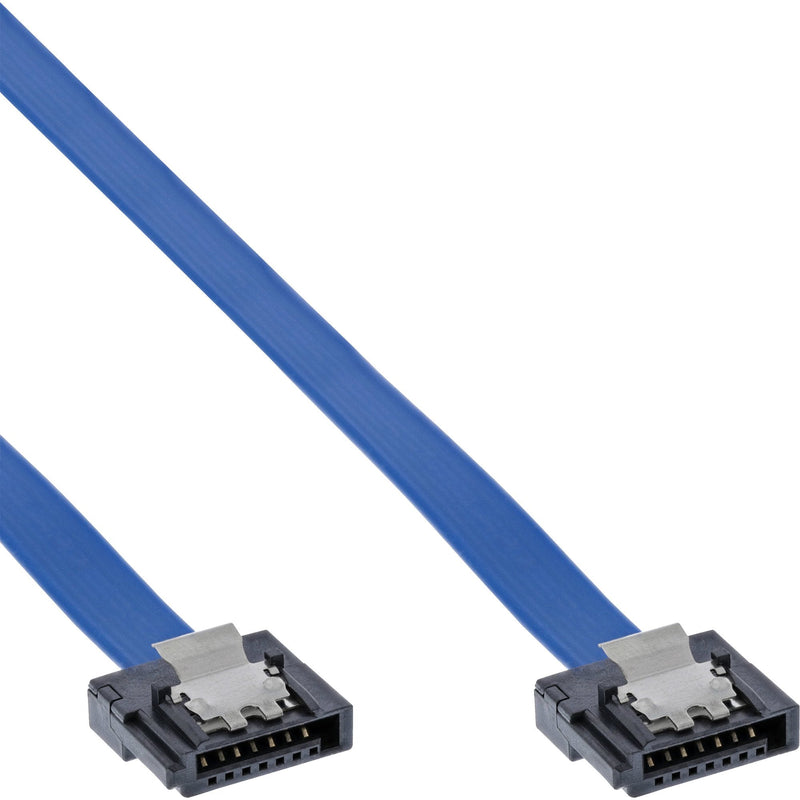 Inline SATA 6GB/S Cable Small Plug 0.3M With Pestillos