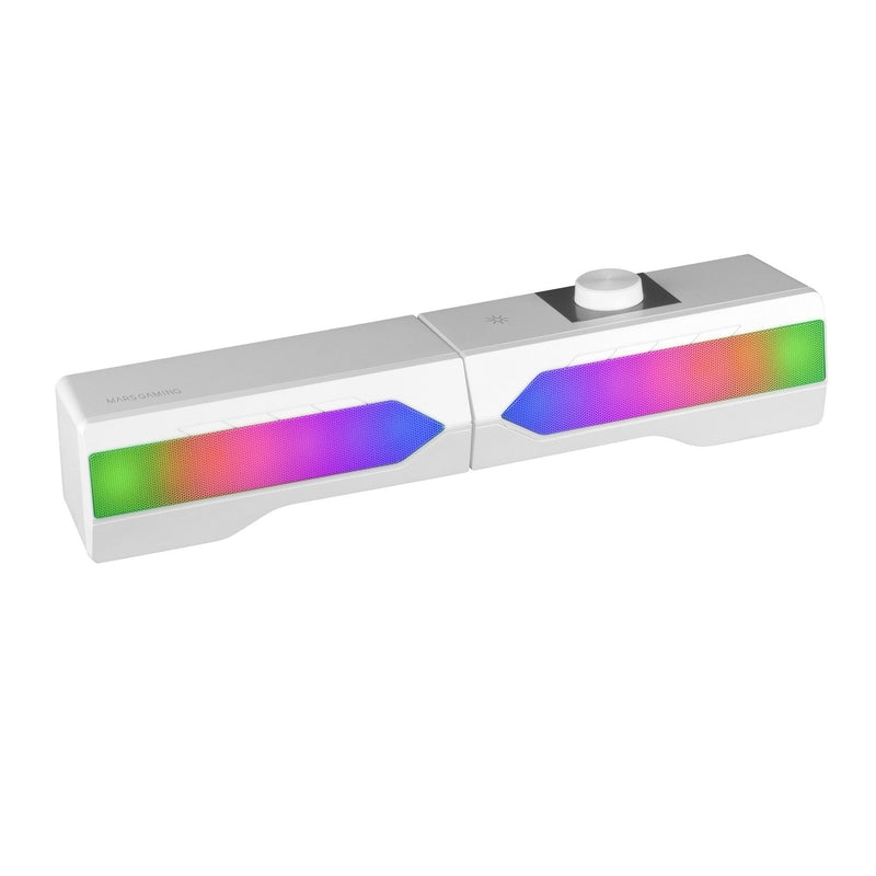 Mars Gaming Speakers Soundbar With Bluetooth Msduo 15W 2.0 White
