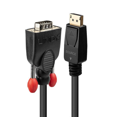 Lindy 41942 Cable 2M VGA (d-sub) DisplayPort Black — image 1