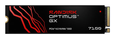 SanDisk Drive SSD Optimus Gx 7100 500GB M.2 Pci Express 4.0 NVMe TLC 3D Nand — image 1