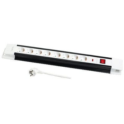 Logilink LPS207 Base Múltiple 3M 8 Salidas AC Black White — image 1
