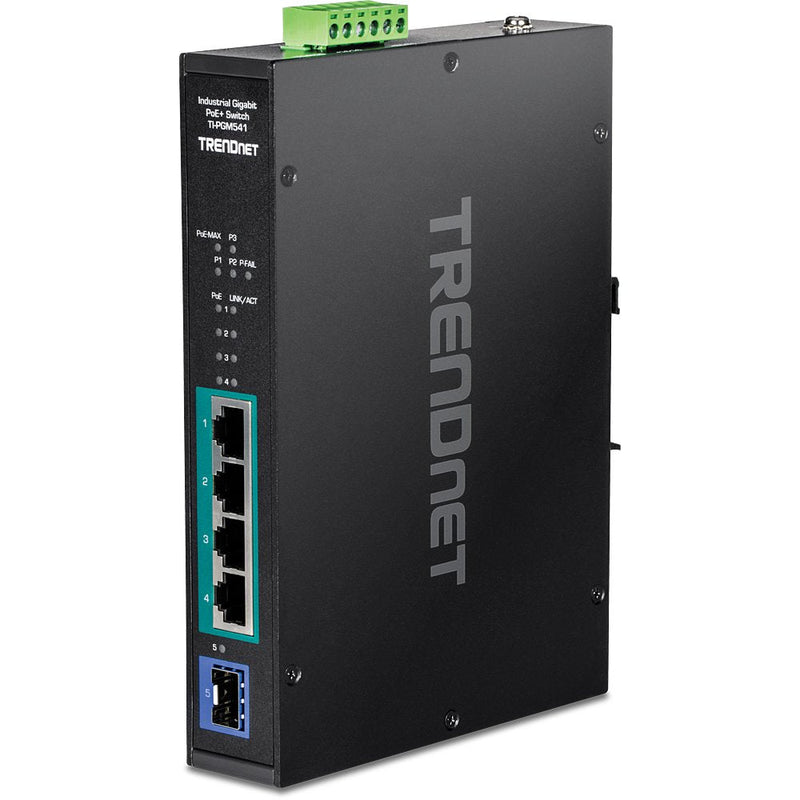 Trendnet TI-PGM541 Switch Gigabit Ethernet (10/100/1000) Black