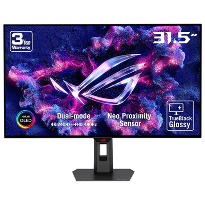 ASUS Monitor Rog Strix XG32UCWMG 31.5 3840 X 2160 Pixels 4K Ultra HD OLED Black 90LM0BW0-B01371 — image 1