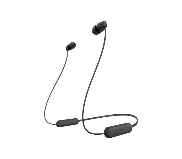 Sony WI-C100 Headphones Wireless In-ear Bluetooth Black