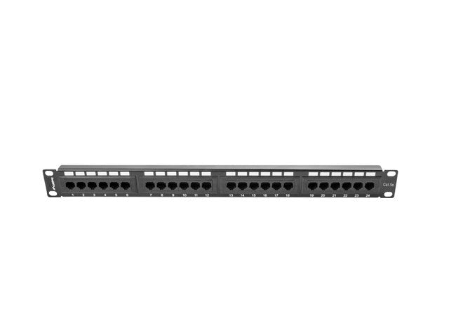 Lanberg Patch Panel PPU5-1024-B 24 Ports Categoria 5E 19\1 1U Black