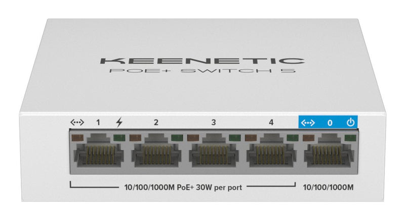 Keenetic Switch PoE 5 Gigabit 5 Ports