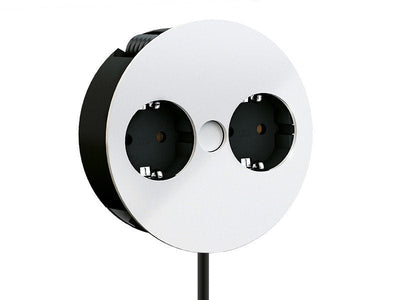 Bachmann Socket Power Recessed Twist 2VÍAS White Matte 2 Contactos Protection 931250 — image 1