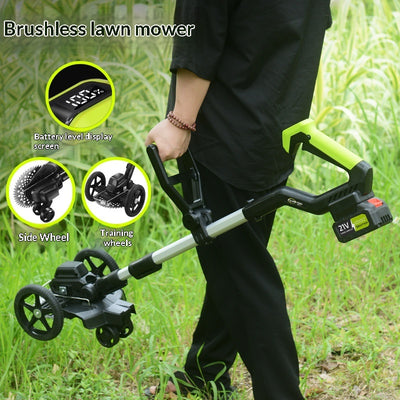 Electric Household Brushless Multi-function Lithium Battery Portable Garden Lawn Mower