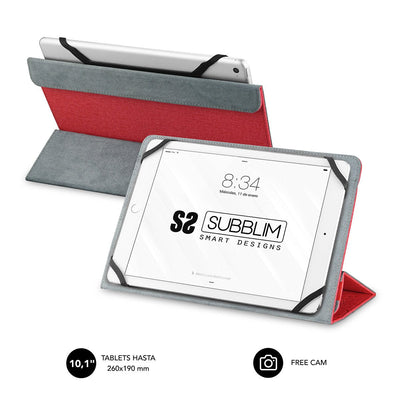 Subblim Case Universal Freecam Tablet Up To 10.1'/25.6CM Network Indoor Aterciopelado Rear Foldable Usar Camer — image 1