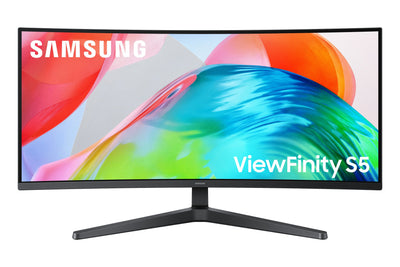 Samsung Monitor Professional Ultraparonámico Curved 34 Viewfinity S S34H550GAU 34' Uwqhd Black — image 1