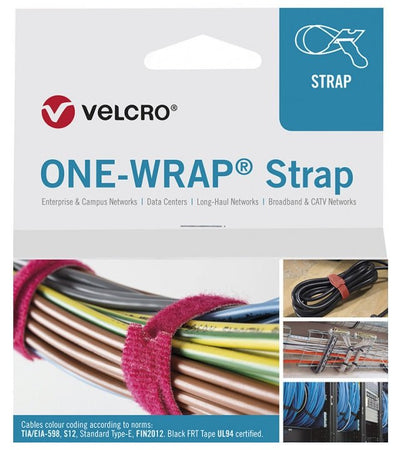 Velcro One Wrap Strap 20MM X 150MM, 100 Stck, Grn — image 1