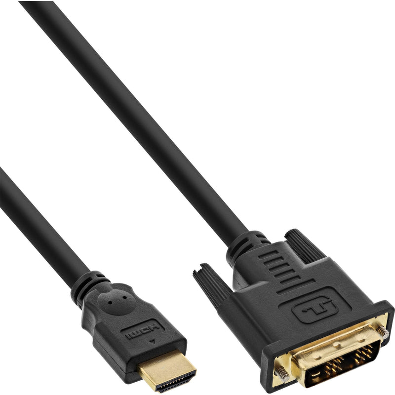 Inline HDMI a DVI HDMI Cable Male a DVI 18 + 1 Male 0,3M