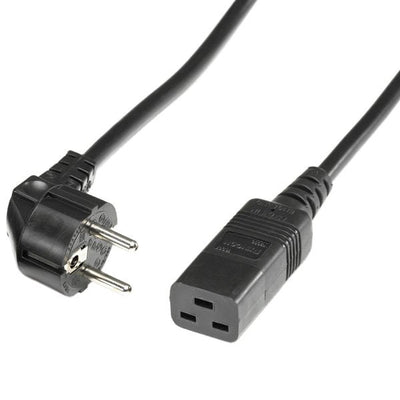 Roline Cable Power Contact Protection IEC320-C19 16A Black 3M — image 1