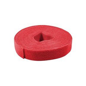 Logilink KAB0052 - Strap Cable Tape Velcro, 4M, Red — image 1