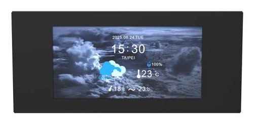 Thermaltake Kit Panel LCD 6 Pulgadas View 600 Tg, Screen Black AC-080-OO1NAN-A1