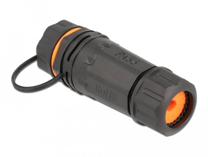 Delock 86700 Connector RJ-45/RJ-45 Black Orange