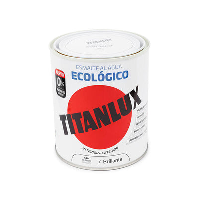 Esmalte Ecológico Water Glossy White 750ML Titanlux 00T056634 — image 1
