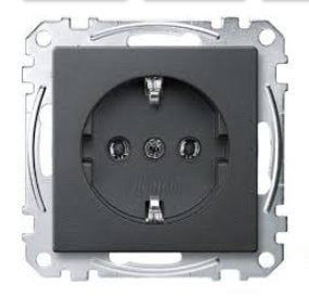 Merten MEG2301-0414 Schuko-toma Power Antracita System M