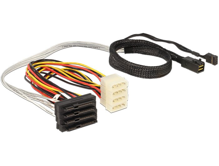 Delock 83390 Cable Serial Attached Scsi (sas) 0,5M