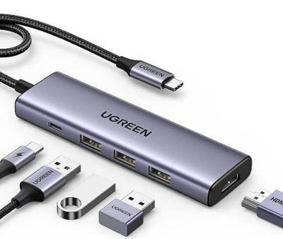 UGREEN Hub 5IN1 Usbc To HDMI+3*USB 3.0A+PD — image 1