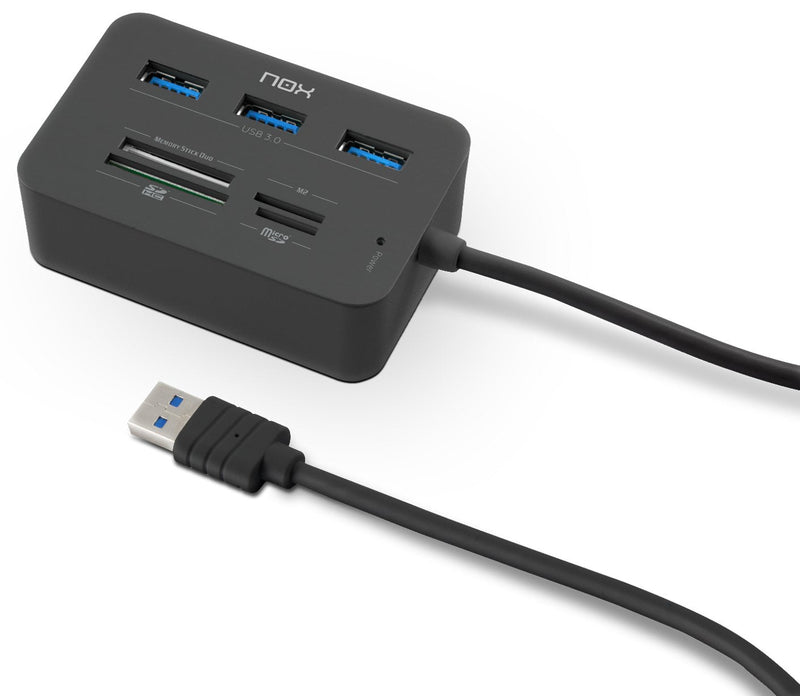 Nox Card Reader External + USB 3.0 Reader One