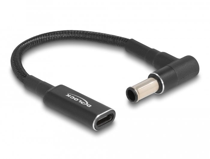 Delock 60043 Cable Charging Laptop USB Type-c™ Female a Sony 6,0 X 4,3MM Male Ángulo 90° 15CM