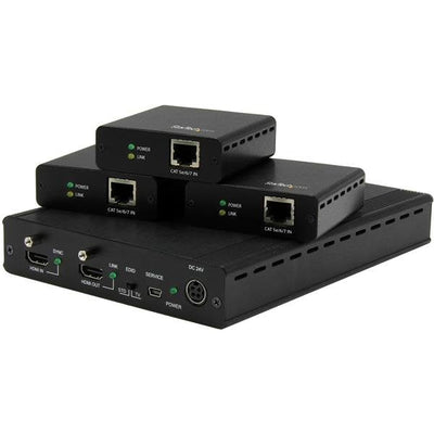 Set Extensor Hdbaset HDMI Perp Ports Alargador CAT.5 4K In — image 1