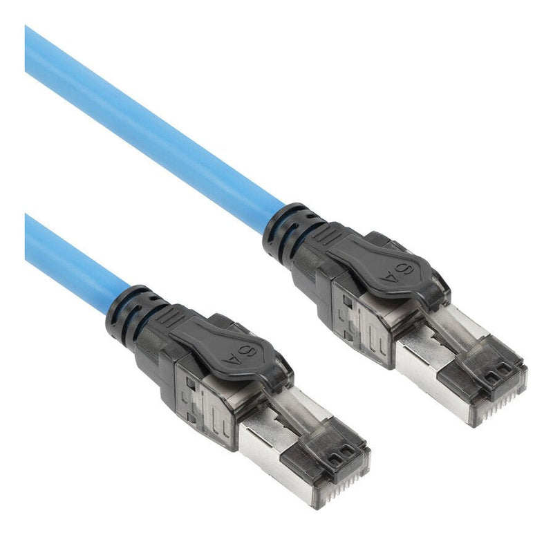 Purple 55 Meters S FTP CAT.6A B2CA PoE + 100W Solid Prefab Installation Cable RJ45 Male – Male