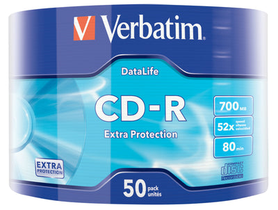 Verbatim Cd-r 700MB 52X Extra Prot. Retractilado 50 Units — image 1
