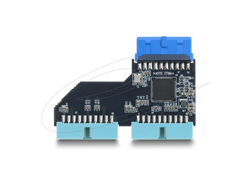 USB 5Gbps Hub 20 Pin Connector Female Poste a 2 X USB 5Gbps 20 Pin Connector Male Poste — image 1