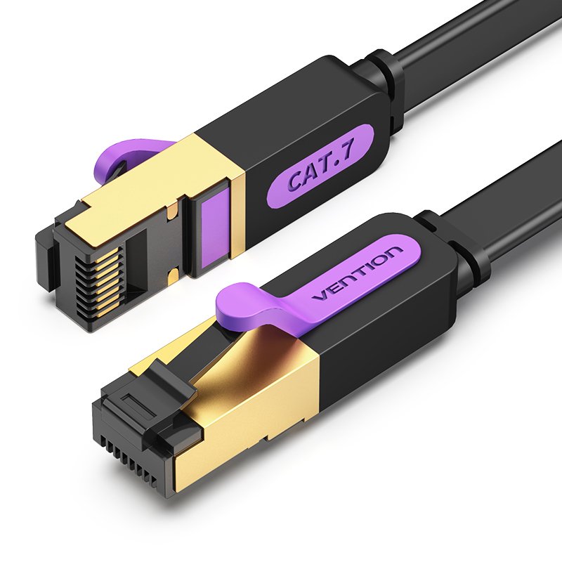 Vention Network Cable RJ45 STP Icabg CAT.7 1.5M Black