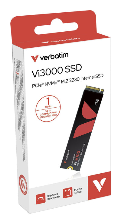 Verbatim Drive SSD 1TB VI3000 Internal PCIE NVMe M.2 — image 1