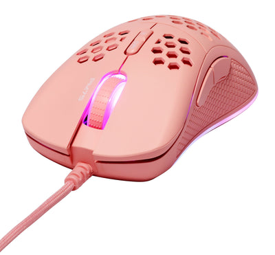 Deltaco DM210 Gaming Mouse Ultraleicht RGB USB Pink — image 1