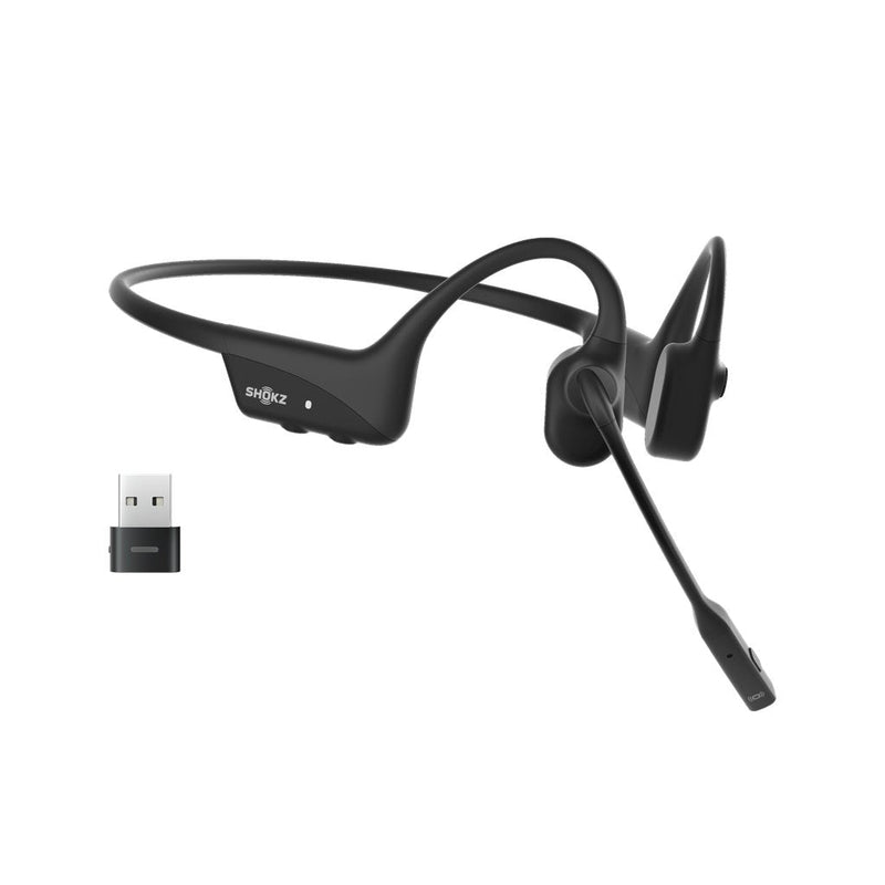 Shokz Auriculares OPENCOMM2 Bluetooth Knochenschall USB C Dongle