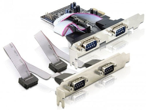 Delock Card Pci Express 4 X Serie RS-232 — image 1