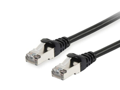Equip Latiguillo Apantallado S/FTP Categoria 6 Libre Halogenos 15M Colour Black P/N 605598 — image 1