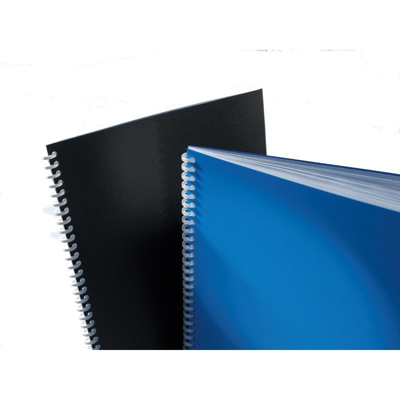 Gbc Portada Encuadernar Opaque 180 Micras A4 Pvc Black Opaco -pack 100U-