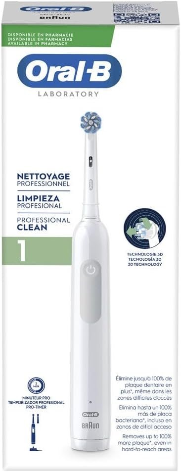 Braun Brush Dental Electrico Oral-b Pro 1 White Base Charging