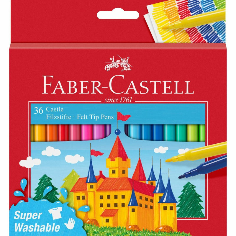 Faber-castell 554203 - Case Cartón With 36 Markers Escolares