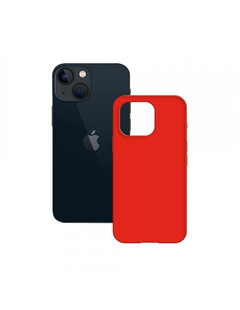 Ksix Case Rear Semi Rígida Iphone 14 Red