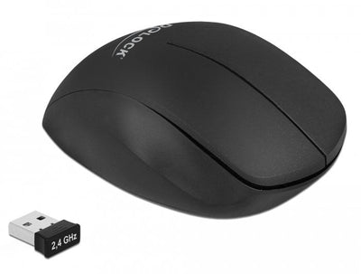 Delock 12598 Mouse Ergonómico USB - Wireless — image 1
