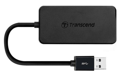 Transcend Hub HUB2K 4PTOS USB 3.0 5000 Mbit/S Black — image 1