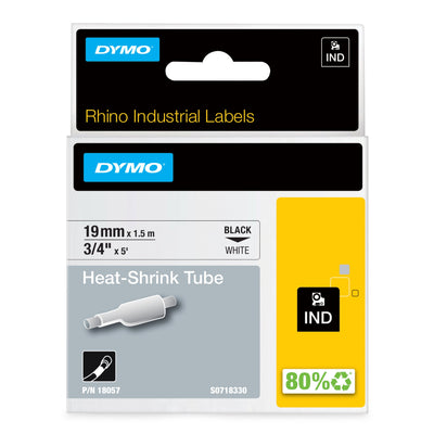 Dymo Rhinopro Heat Shrink Tubes D1, Tubo Termoretráctil D1, 1,5M, 1 Pieces 34MM, 87MM — image 1