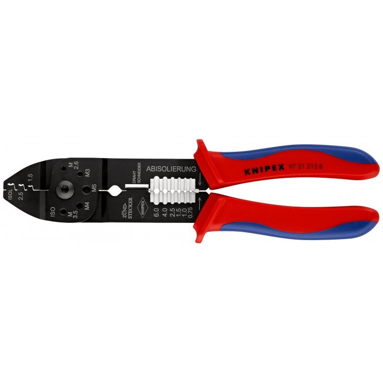 Knipex Pliers Engarzar 97 21 215 B Pelar, Engarzar 0,75 - 6MM² 9721215B